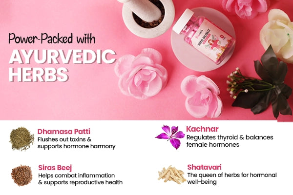 PCOS Capsule (60) | Natural Hormone Support by GirlyVeda