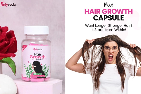 Girlyveda Hair Growth Capsule for Healthy Hair Care Support
