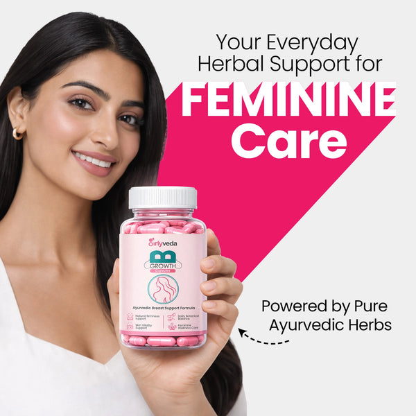 Bgrowth Capsules: Ayurvedic Breast Enhancement Capsule | 60 Capsules