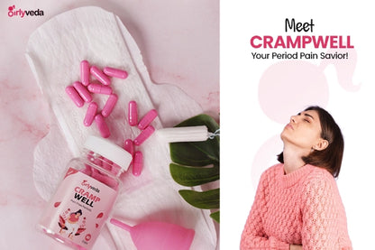 Girlyveda Crampwell – Ayurvedic Capsules for Period Pain Relief