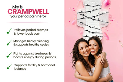 Girlyveda Crampwell – Ayurvedic Capsules for Period Pain Relief