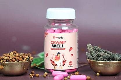 Girlyveda Crampwell – Ayurvedic Capsules for Period Pain Relief