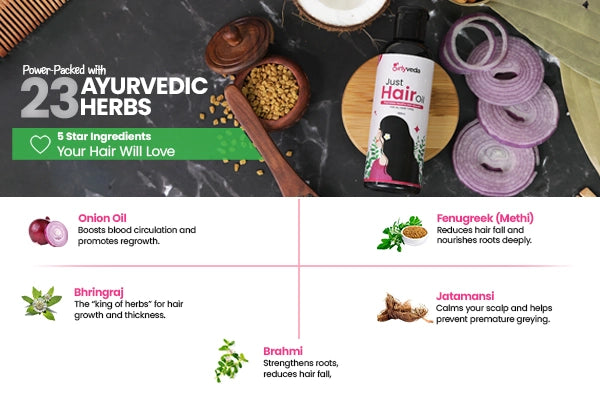 Just Hair Oil - Hair Growth Oil