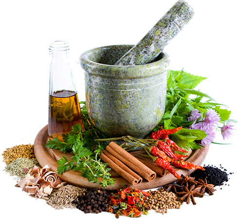 Ayurvedic care illustration